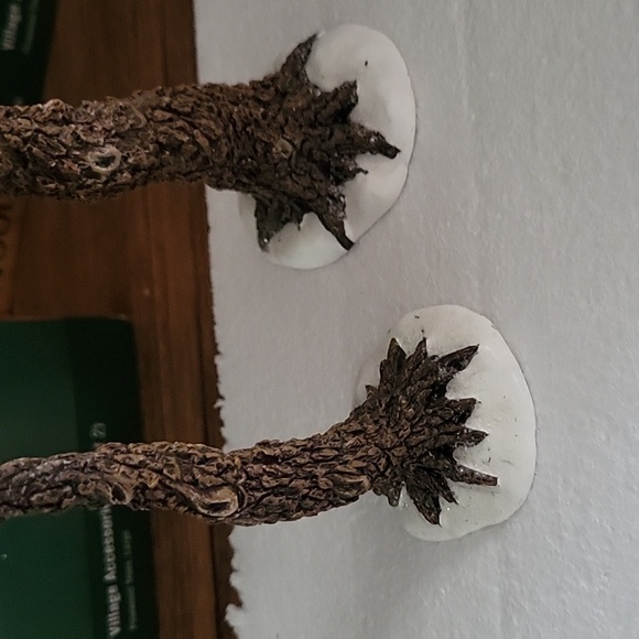 Department 56 Set of 2 Large Pinewood Trees - Picture 2 of 5